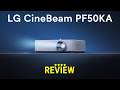 LG PF50KA CineBeam Review | Best Portable Full HD Projector?