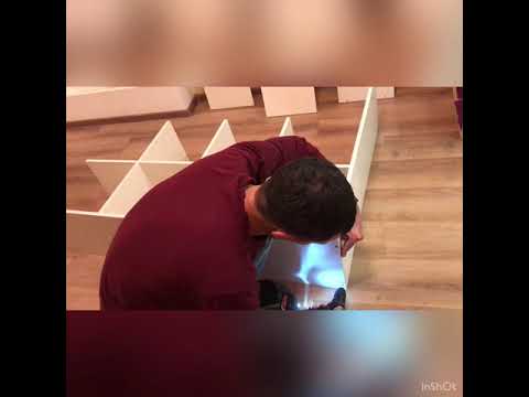 Сборка стеллажа 12 и 16 секций