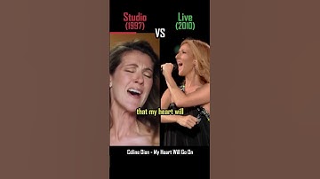 Thumbnail of STUDIO vs LIVE: Céline Dion - My Heart Will Go On - #shorts #versus #music