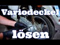 Anleitung: Variomatikdeckel lösen am Roller (Tutorial)