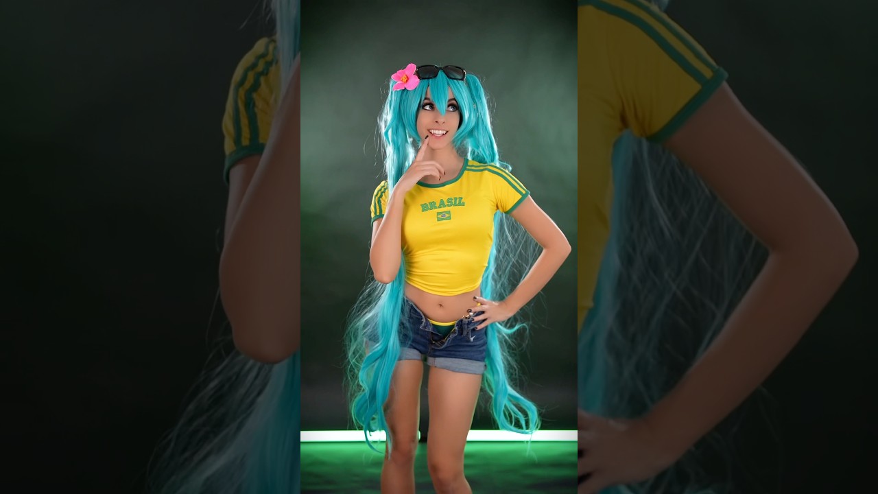 Brazil Miku 💙 #foryou #helpmemakethismakesense #trending #gothclub #emo #dance #cosplay