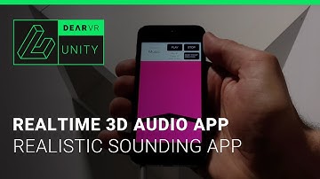 dearVR API | real-time 3D audio app