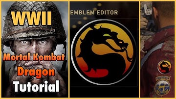 COD WW2 Emblem Tutorial - Mortal Kombat Dragon