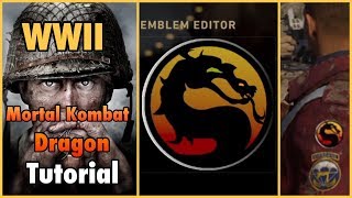 COD WW2 Emblem Tutorial - Mortal Kombat Dragon