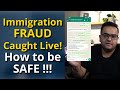 Real life canada immigration fraud caught live be safe  biggest scam in the history of immigration