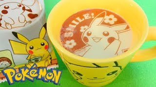 Pikachu Latte Art - Japanese Pokemon Goods