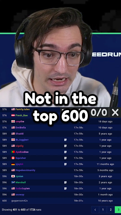 What happens when you insult a speedrunner