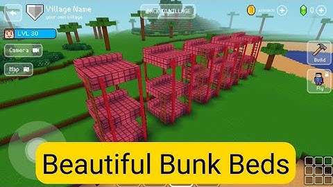 Beautiful Bunk Beds - Block Craft 3d: Building Simulator Games for Free