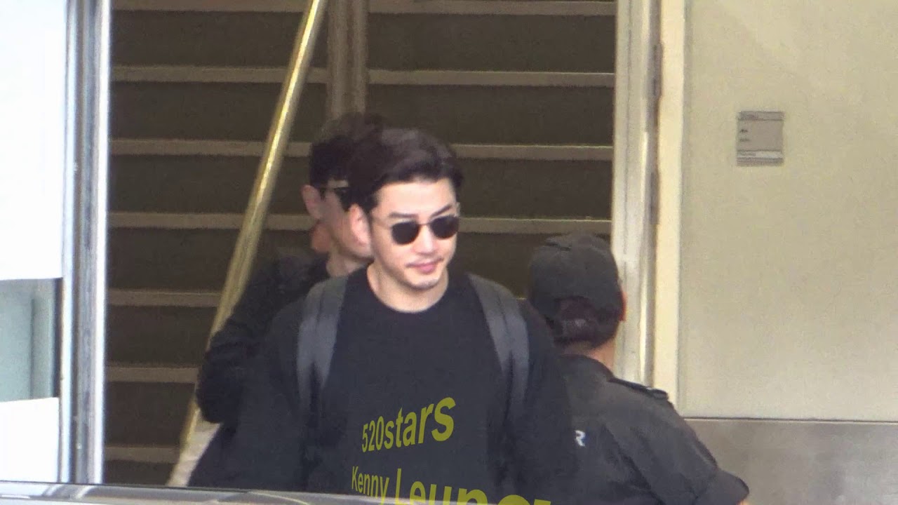 尹啟相 Yoon KyeSang (윤계상)、權律 KwonYul (권율)、李帝勳 Lee JeHoon (이제훈) Hong Kong Airport Arrival 20171130 #MAMA