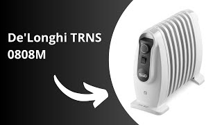 De'Longhi TRNS 0808M - Radiador de aceite, 800 w, termostato de seguridad, función Eco.