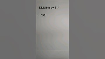 Divisibility Rules for 3