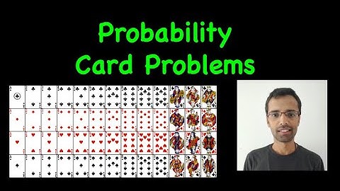 Probability Card Problems | Ex. 16.3 Q4 Class 11 NCERT | Probability | Lec. 7 (in Hindi)