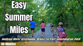 Virtual Run #382 NYC | Hudson River Greenway Easy 8 (81 min)