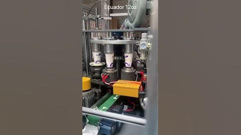 Ecuador 12oz paper cup making machine FeeNoT.com OC12 paper container machinery