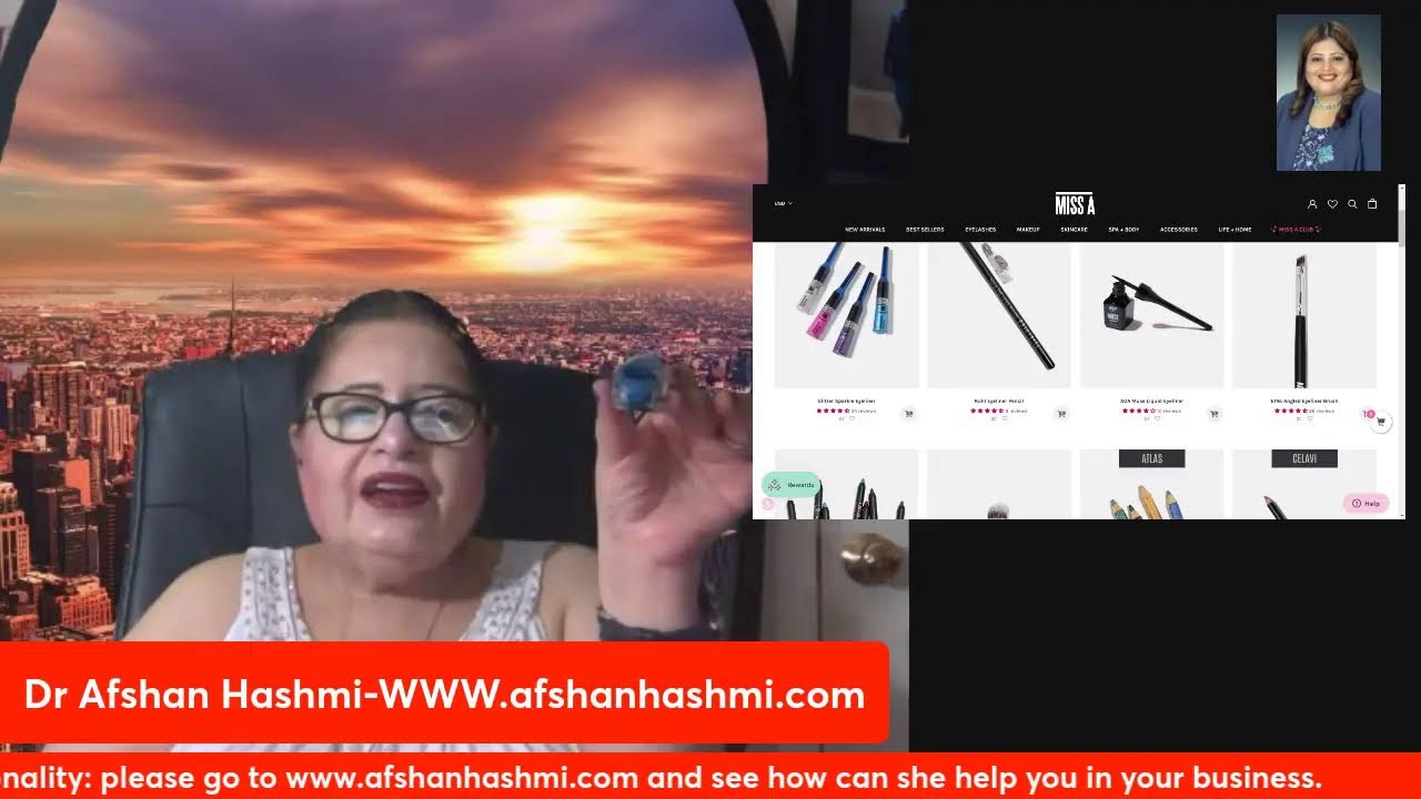 Haul and Review of Shop Miss A products Part-3 by Dr Afshan Hashmi