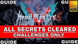 Devil May Cry 5 - All 12 Secret Challenges Cleared Guide Eng/Ger