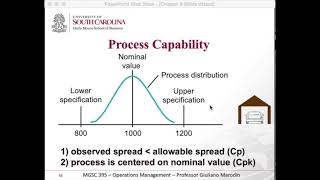7  Improve and Control part 13 Intro to Process Capability