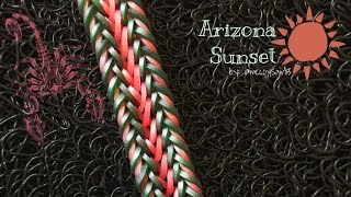ARIZONA SUNSET Hook Only bracelet tutorial