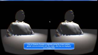 (Digitalization of 3D objects with Kinect and handling environments with Oculus Rift)
