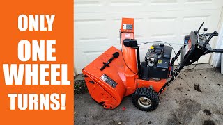 Ariens Snowblower Has No Traction On Left Wheel  Let's Fix It! #donyboy73 #ariens #snowblower