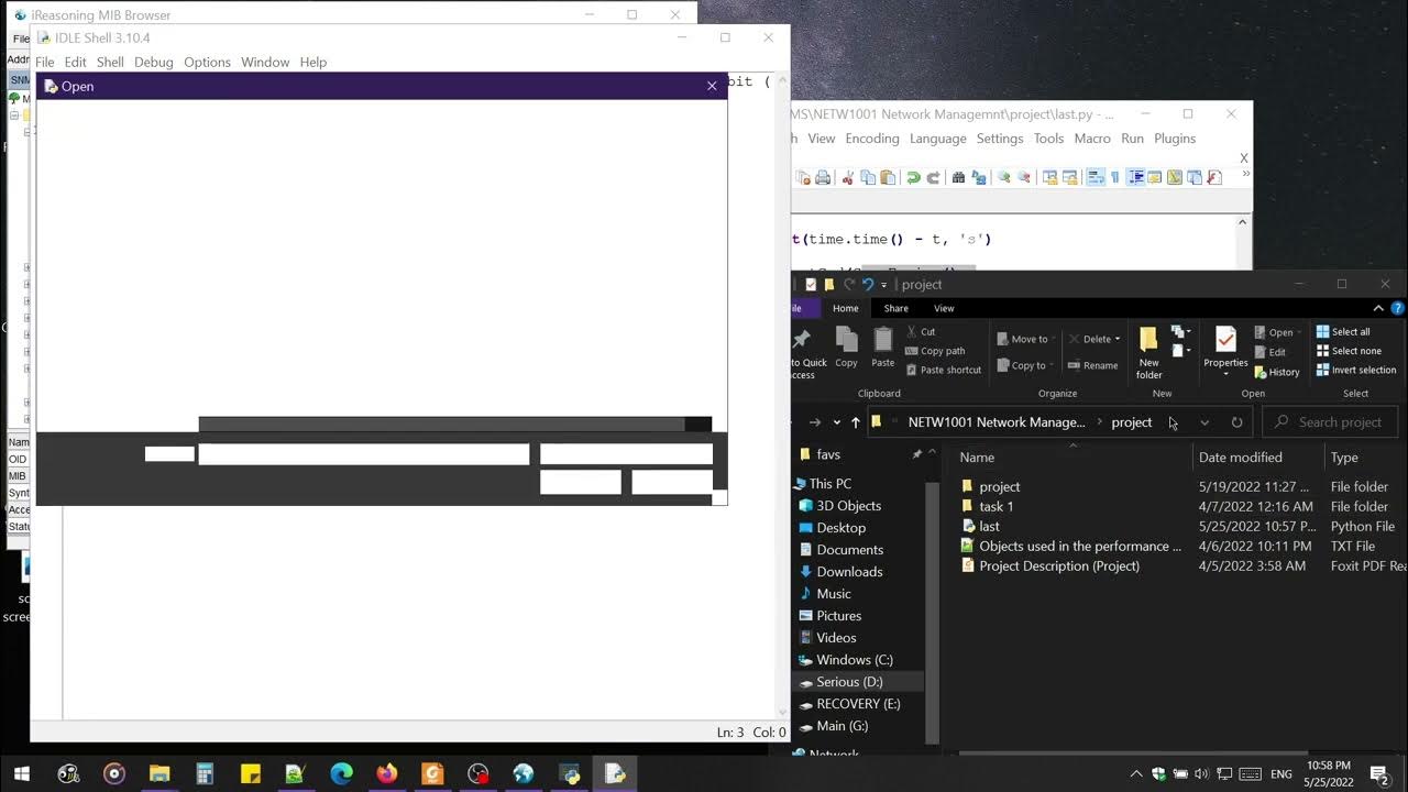 GET, SET and GETNEXT functions for SNMP-Python code (English/Arabic ...
