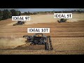 100% Fendt bei der Ernte/ 3x Fendt IDEAL/ 1x10T/ 2x9T/ 939/ 724/ Durum Ernte