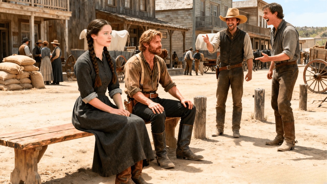 Giant Woman Mocked by the Town's Men — Until a Lone Rancher Sat Beside Her