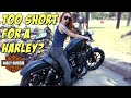 She didn't think she could ride a Harley Davidson Sportster