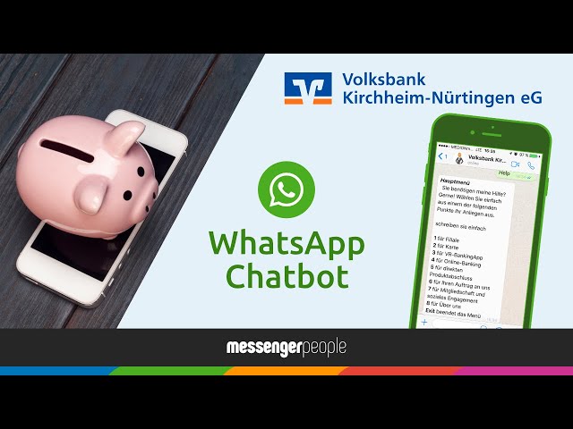Watch Chatbot Banken: Kundenservice & Informationen via WhatsApp - Volksbank Kirchheim Nürtingen on YouTube.