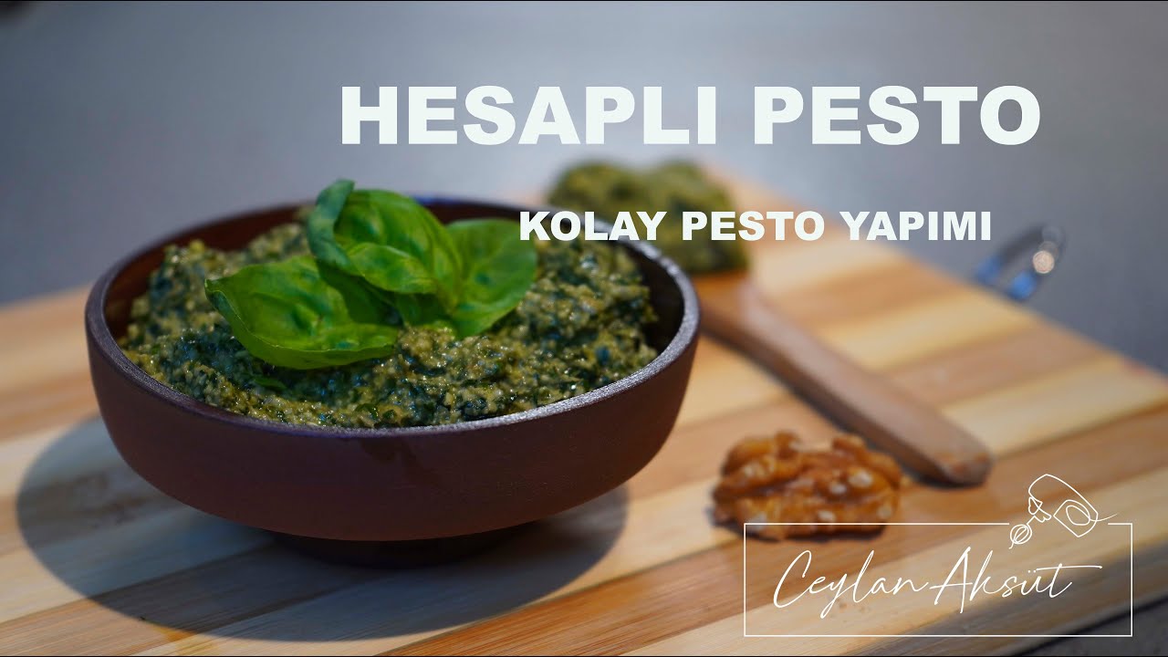 Hesaplı Pesto Sos / Yemeklerin Lezzetine Lezzet Katmanın Pratik ve Hesaplı Yolu