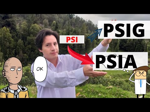 Video: ¿Es PSI lo mismo que psig?