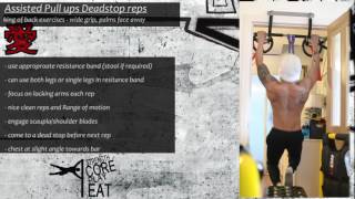059 Assisted pull ups deadstop reps