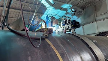 Xionggu automatic welding machine on the  natural gas pipeline project!