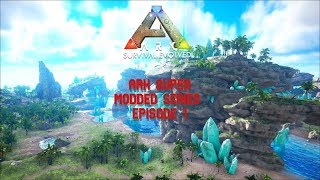 playing super modded ark on the isle map