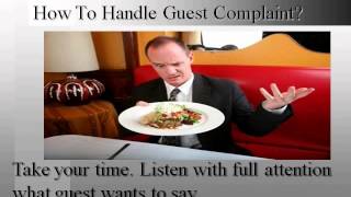 Handling Guest Complaints