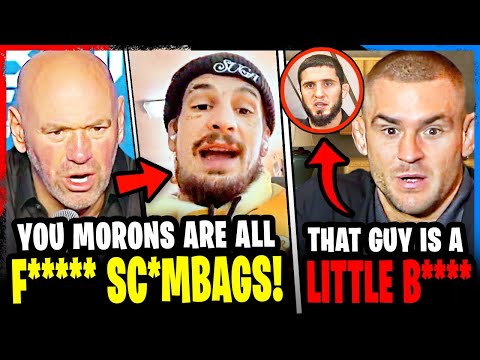 Dana White GOES OFF on the MMA Community! *FOOTAGE* Sean O'Malley SENDS WARNING! Islam Makhachev