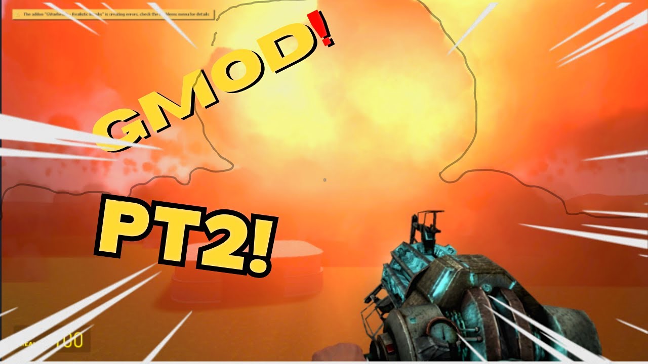Testing more bombs on gmod! BIGGEST EXPLOSION YET !!! (gmod testing