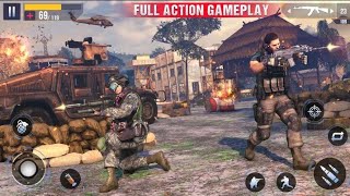 Real Commando 3D Sniper Shooter Fauji Game 2021 बंदूक वाला गेम्स commando Game play | High Games screenshot 1