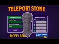 Survival Teleporters for Minecraft PE / Bedrock 1.21+ – Fast Travel Mod!