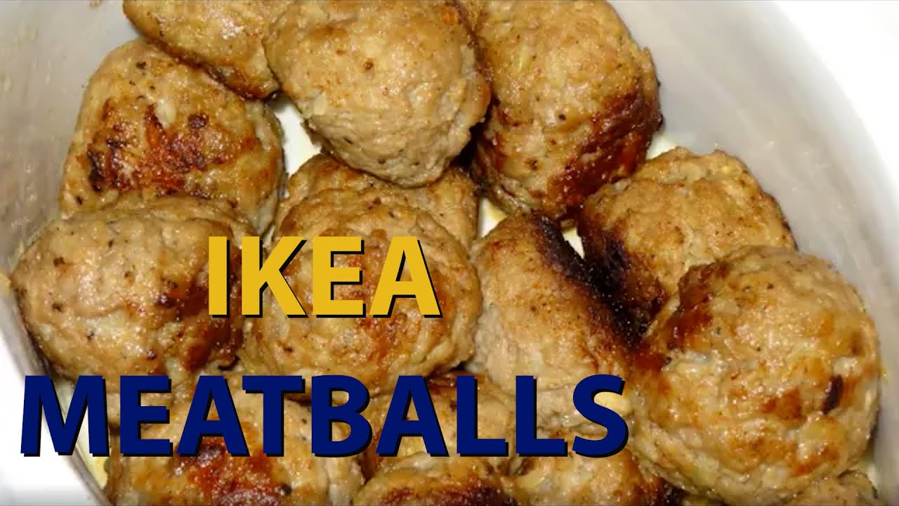 Traditional Swedish 'IKEA' Meatballs Recipe 84 YouTube