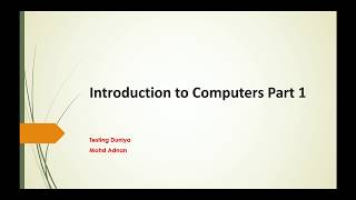 Introduction to Computers Part 1- CCC Computer Course  in Hindi