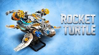 Mechanical Sea Turtle with Rocket Engines from Bricks | MJI Blocks