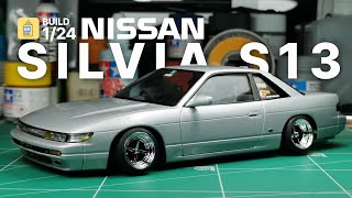 Build 1/24 Tamiya Nissan Silvia S13 - Old School - YouTube