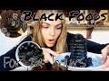 Eating BLACK FOODS for 24 HOURS! (Vegan)