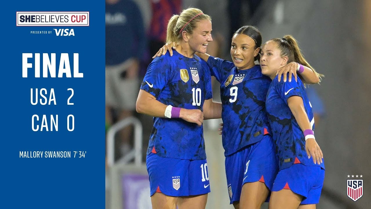 USA WNFT - Canada WNFT | pre-World Cup 2023 Friendly ★ SheBelievesCup ★ Highlights (Feb 2023)