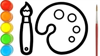 Bolalar Uchun Rang Boyoqlar Rasm Chizishdrawing Colored Paints For Children