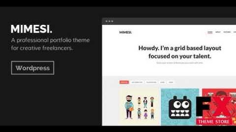 Preview MIMESI - Creative Portfolio Theme for WordPress TFor