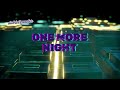 ONE MORE NIGHT (EDM) - duble0
