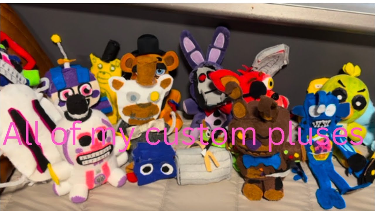 Less Customizable Custom plush collection - YouTube