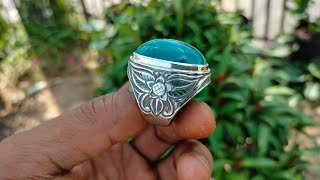 Classic design Carving Ring Making || Super Bacan Agate